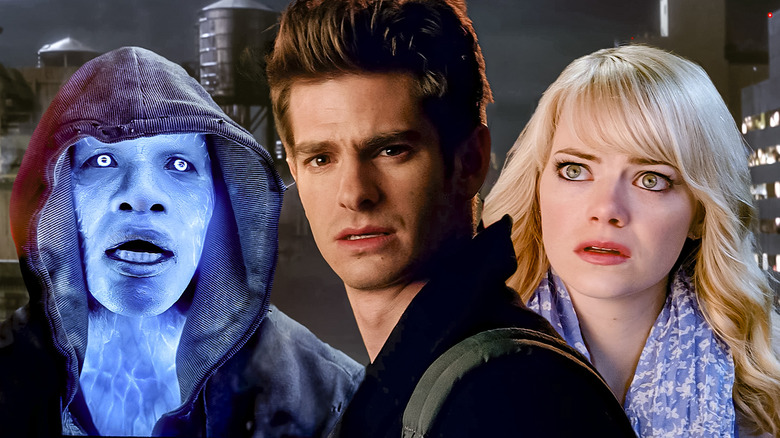 Electro, Peter Parker y Gwen Stacy