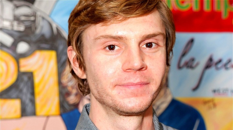 Evan Peters smiling