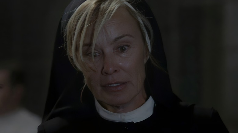 Sister Jude looking distraught