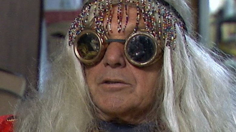 Prince Mongo wearing steampunk goggles