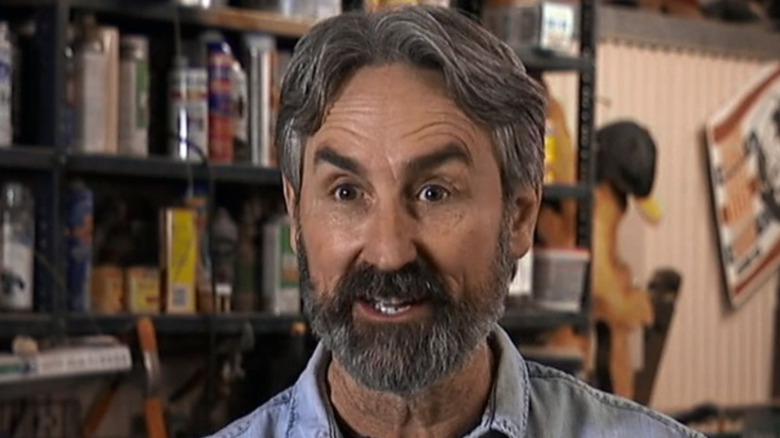 Mike Wolfe grinning enthusiastically