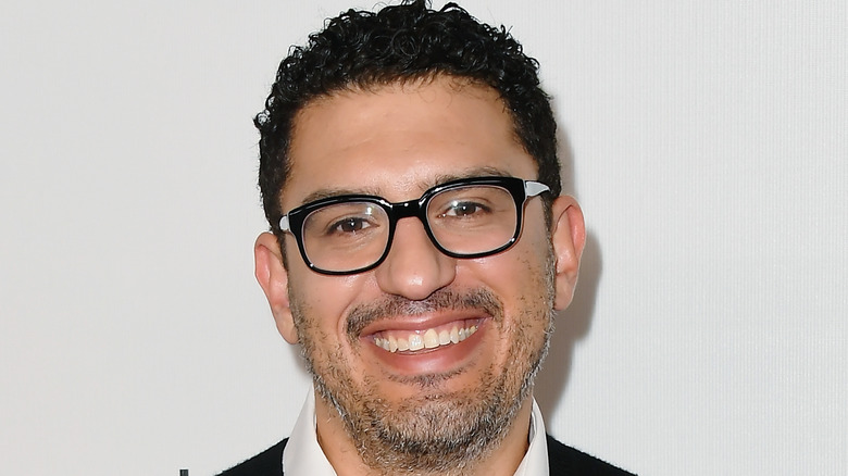 Sam Esmail smiles at press event