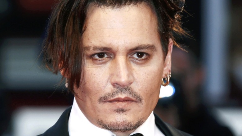 Johnny Depp serious