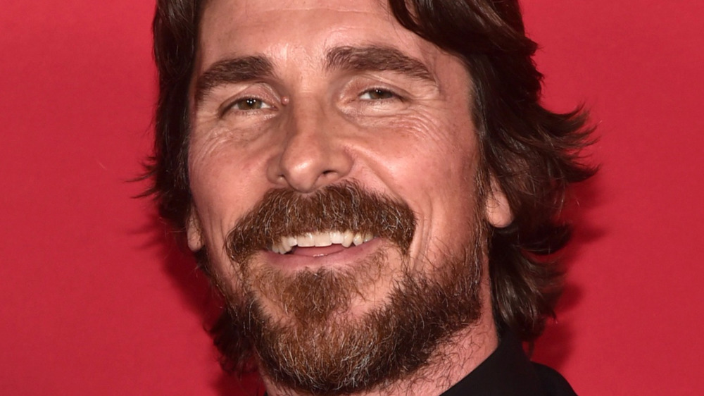 Christian Bale smiling