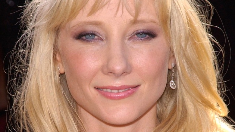 Close-up of Anne Heche