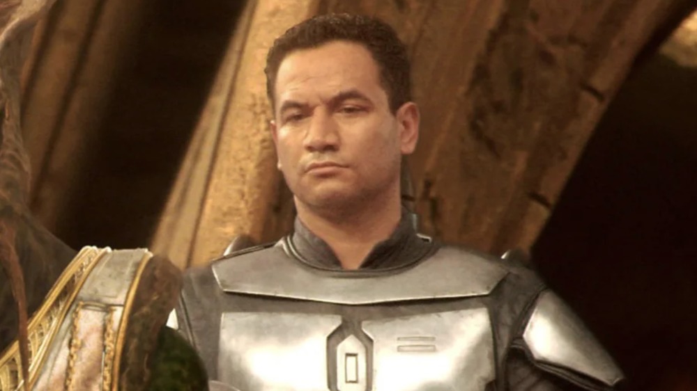 Temuera Morrison as Jango Fett in Star Wars: Episode II -- Attack of the Clones