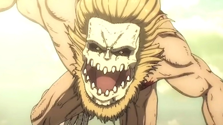 Jaw Titan attacking
