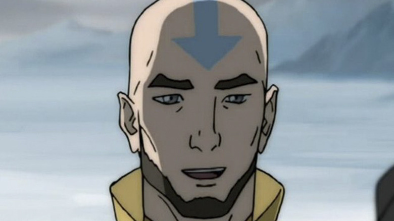 Avatar Aang and Avatar Korra