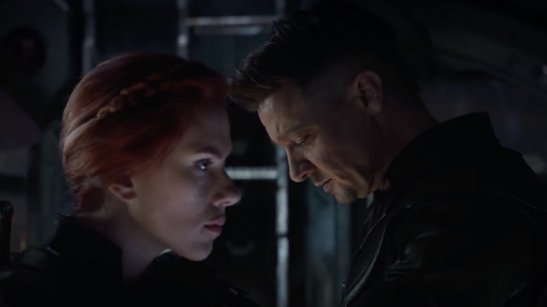 Scarlett Johansson and Jeremy Renner in Avengers: Endgame
