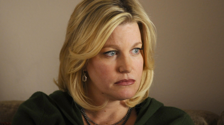 Skyler White looking troubled on 