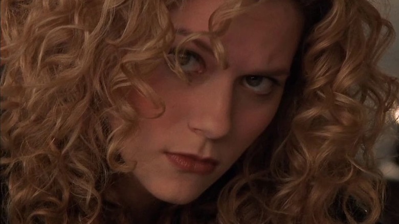 Peyton Sawyer scowling