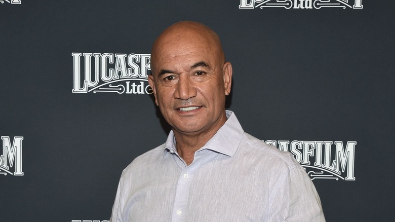 Temuera Morrison smiling