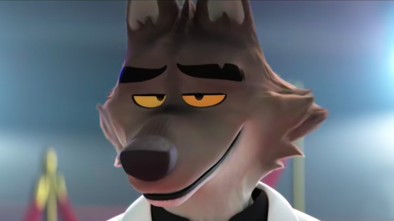 Mr. Wolf smirking