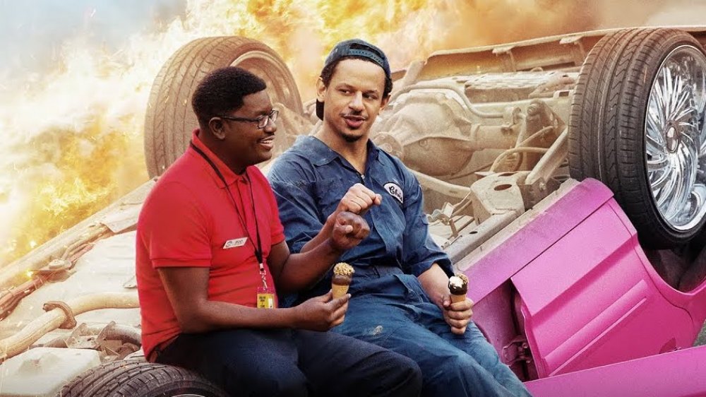 Lil Rel Howery and Eric Andre in Bad Trip poster