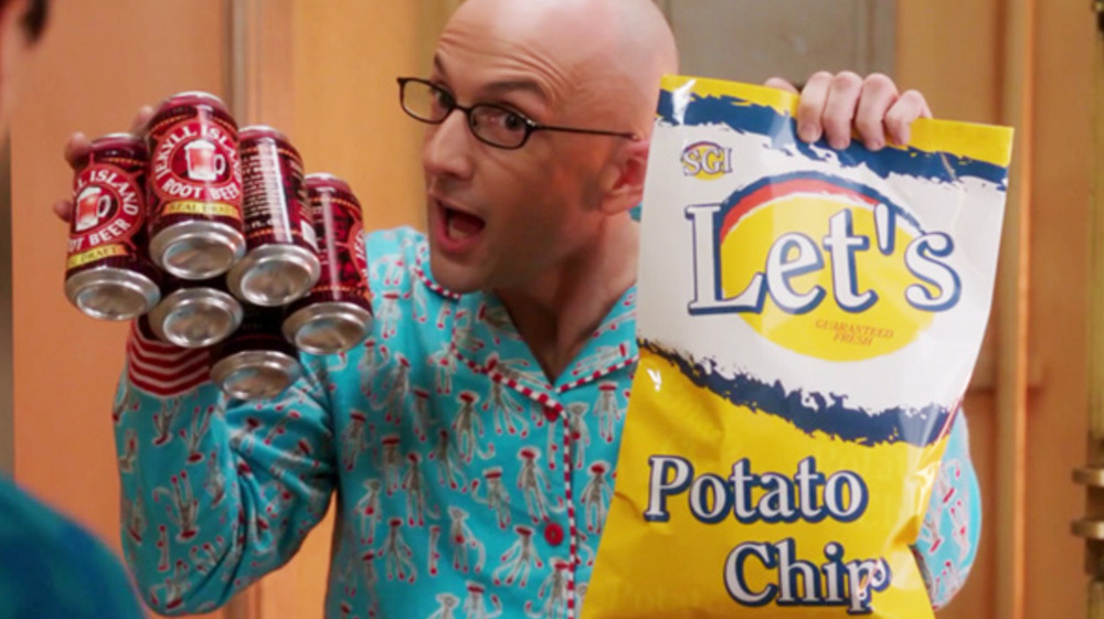 Jim Rash Dean Pelton root beer chips 