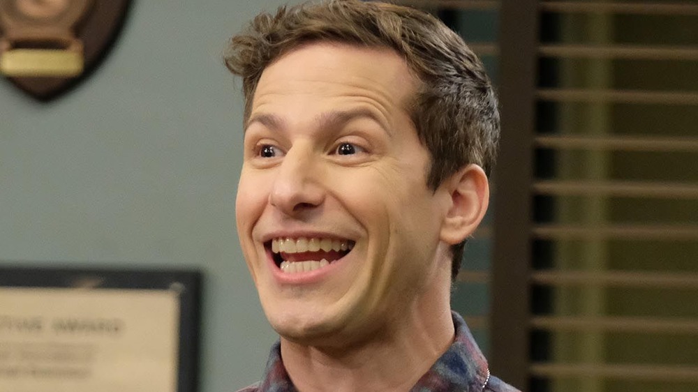 Andy Samberg Jake Peralta smiling