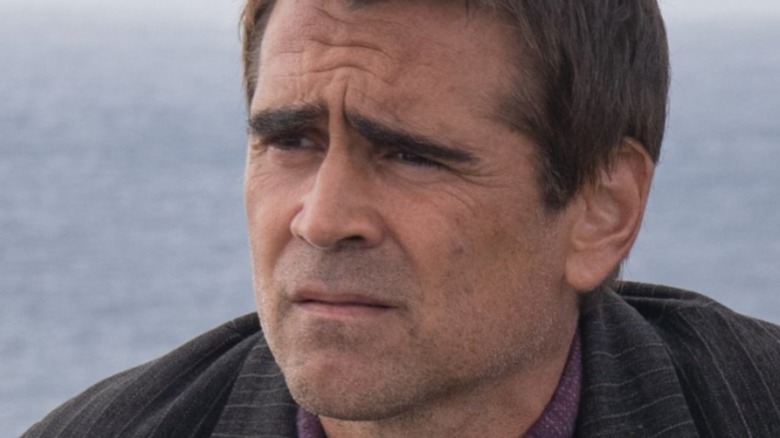 Colin Farrell looking stressed