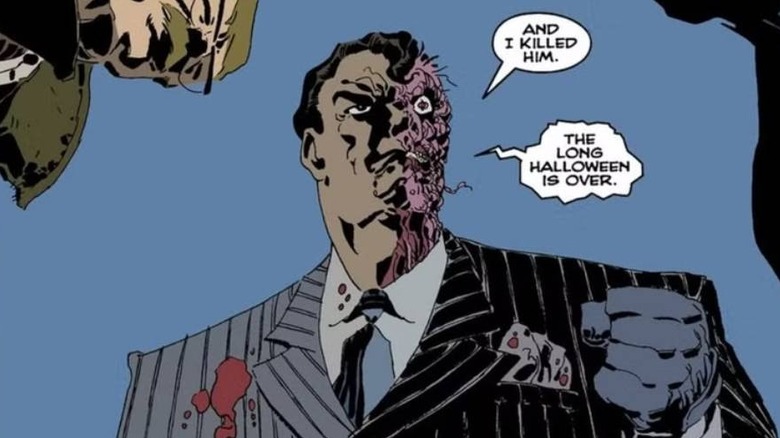 Two-Face speaking to Gordon in "Batman: The Long Halloween"