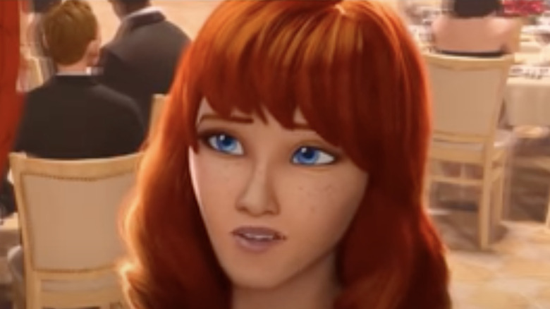 Mary Jane talking in Spider-Man: Into the Spider-Verse