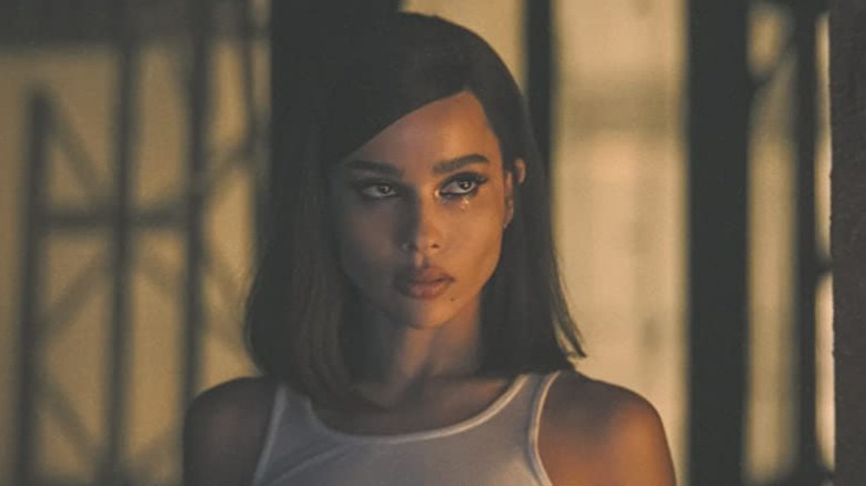 Selina Kyle staring