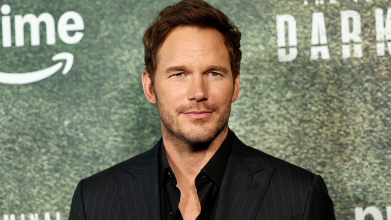 Chris Pratt smiling at "The Terminal List: Dark Wolf" premiere