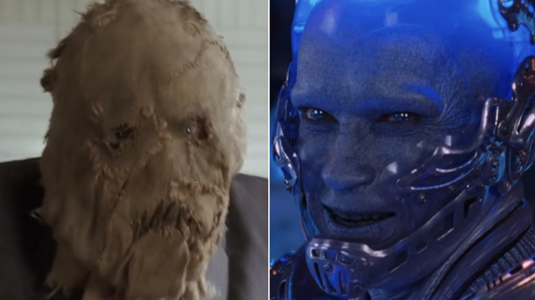 Cillian Murphy and Arnold Schwarzenegger as Batman villains