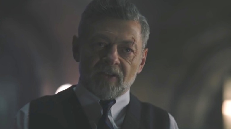 Alfred looking concerned