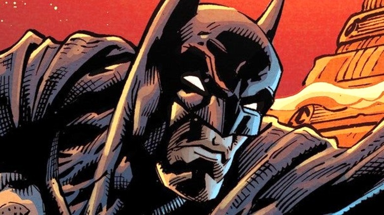 Batman frowning