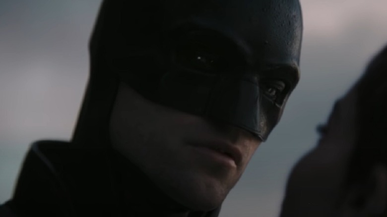 Batman looking down