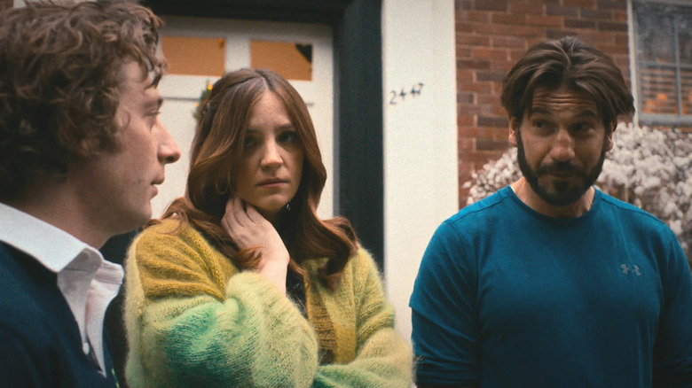 Berzatto siblings outside house