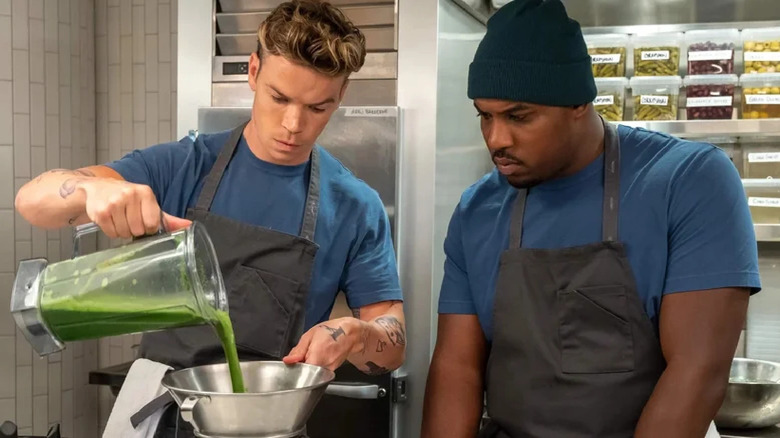 Luca and Marcus in kitchen