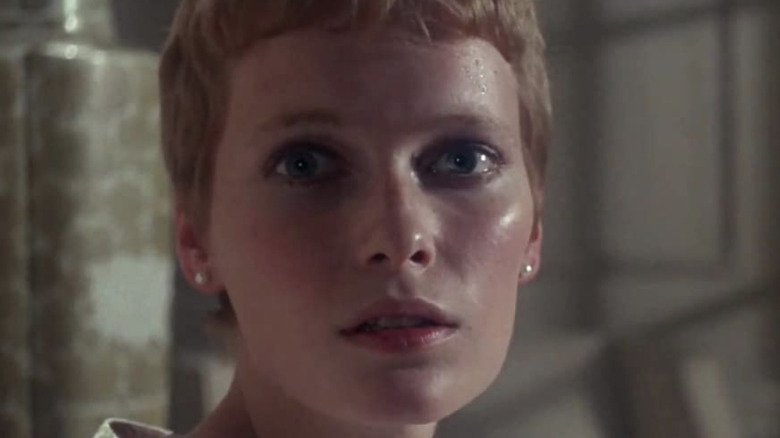 Rosemary's Baby Mia Farrow staring