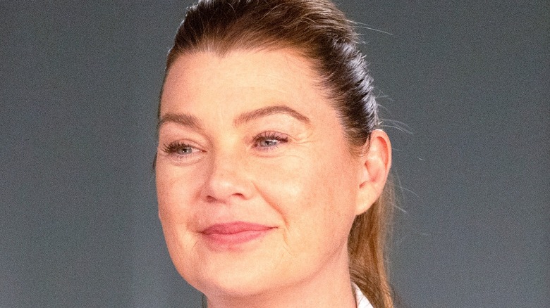 Meredith smiles in Grey's Anatomy