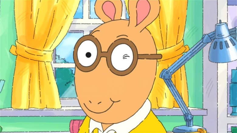 Arthur winking