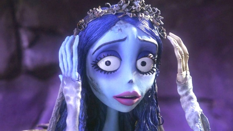 Corpse Bride smiling