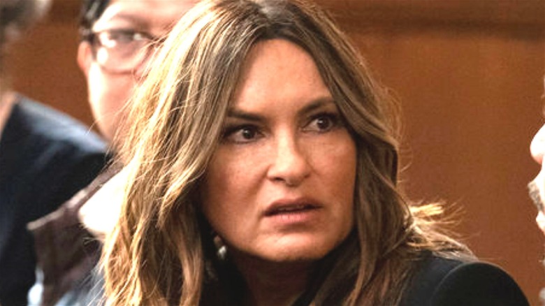 Olivia Benson looking shocked