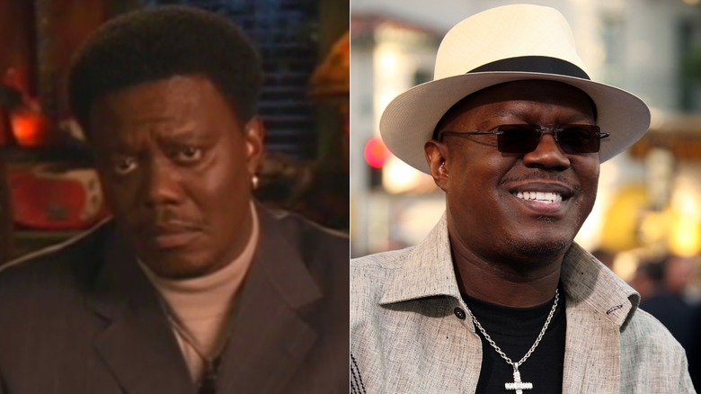 Bernie from The Bernie Mac Show (left); comedian Bernie Mac (right)