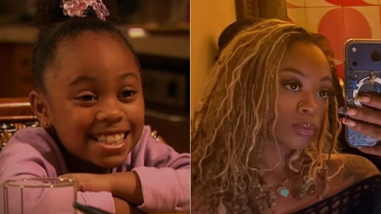 Bryana from The Bernie Mac Show (left); actor Dee Dee Davis (right)