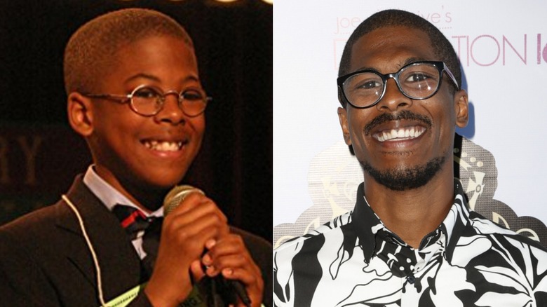 Jordan from The Bernie Mac Show (left); actor Jeremy Suarez (right)