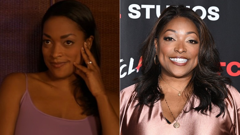 Wanda from The Bernie Mac Show (left); actor Kellita Smith (right)