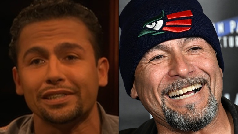 Chuy from The Bernie Mac Show (left); actor Lombardo Boyar (right)