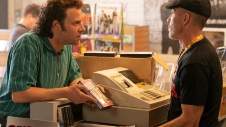 Rand trying to sell the tape