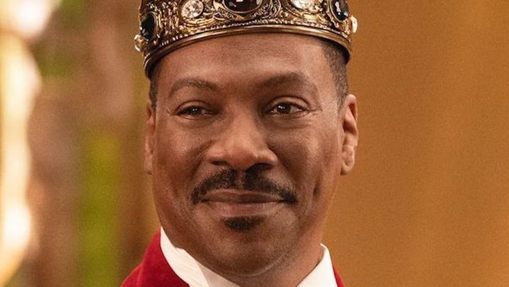 Eddie Murphy King Akeem smiling crown