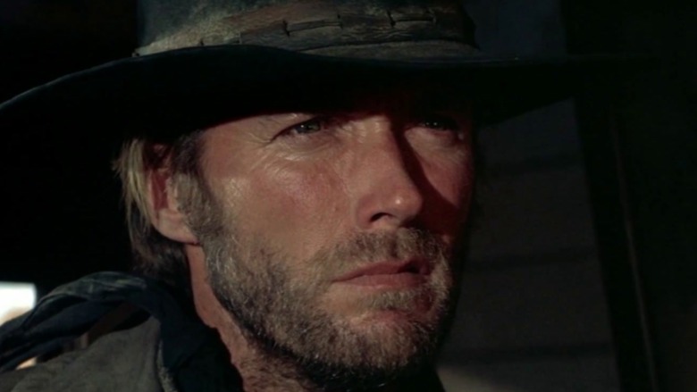 Clint Eastwood wearing hat
