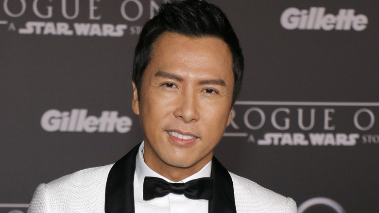Donnie Yen in white suit
