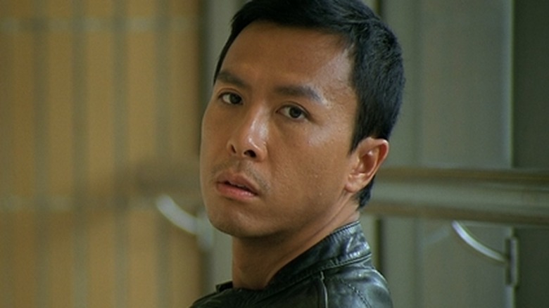 Donnie Yen with bloody nose
