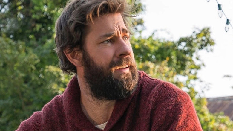 Lee in the wilderness, looking off to the right