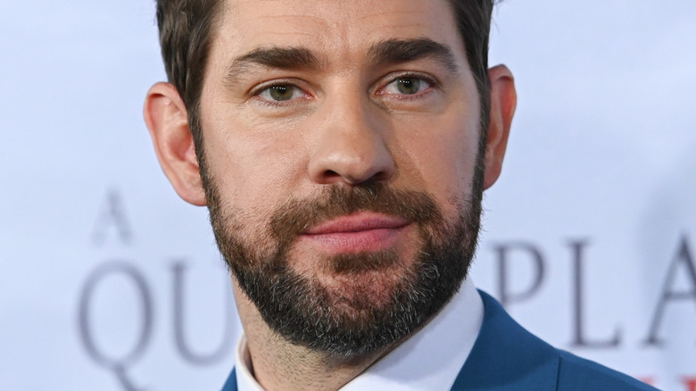 John Krasinski smirking