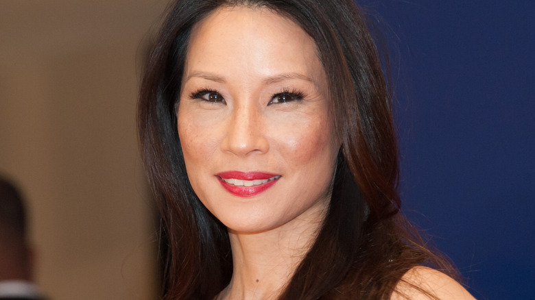 Lucy Liu at media dinner