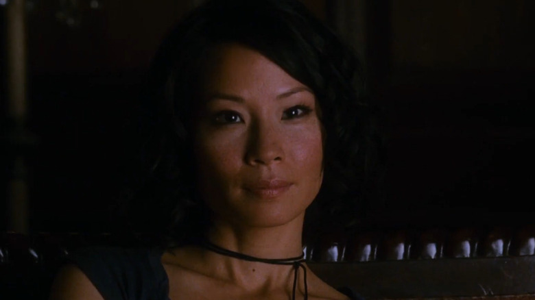 Lucy Liu vampire covered in blood